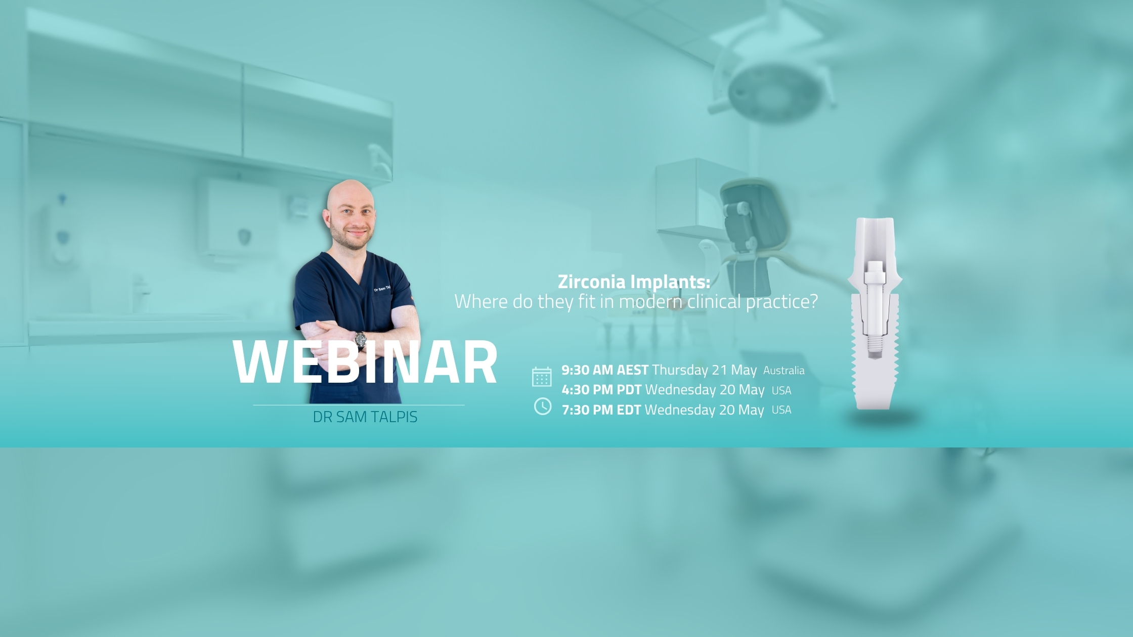Sam Talpis Webinar Z-Systems Ceramic implants, Zirkonia implants
